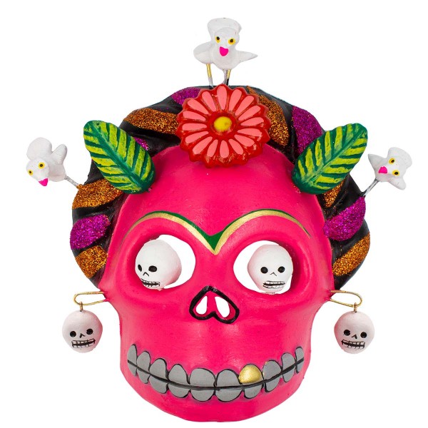 Skull Maske Frida Pink