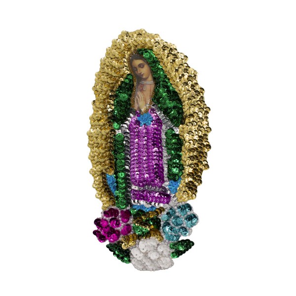Guadalupe Sequin Patch Small