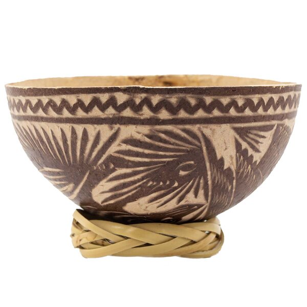 Carved Jicara Bowl